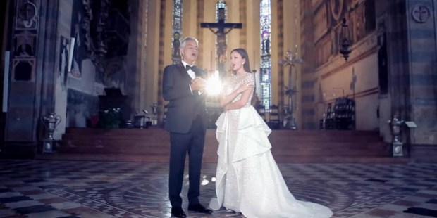 ANDREA BOCELLI,AIDA GARIFULINA