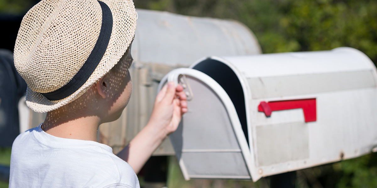 MAILING A LETTER