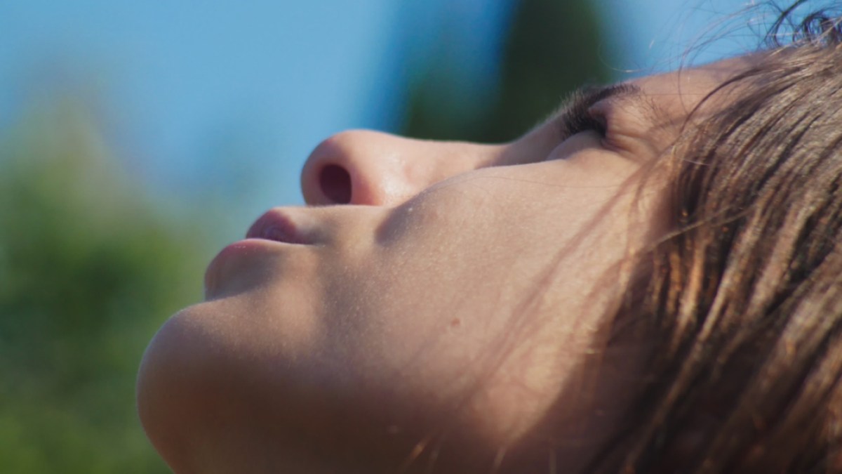 GIRL, PROFILE, OUTOOR