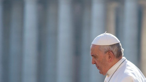 Papa Francisco durante audiência no Vaticano