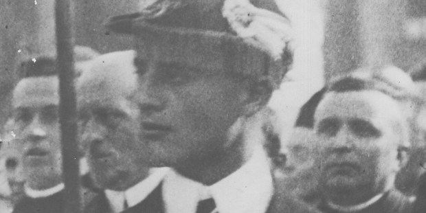 Foto poco conosciuta di Pier Giorgio Frassati, 1924