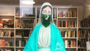profanação Nossa Senhora aborto argentina