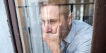 portrait man sad depressed