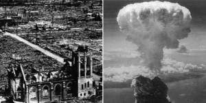 Duas igrejas sobrevivem à bomba atômica: uma em Hiroshima, outra em Nagasaki