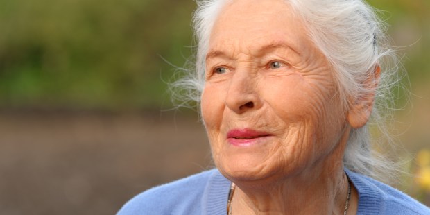 elderly woman portrait