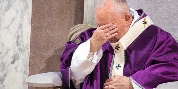 POPE ASH WEDNESDAY