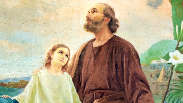 São José e o Menino Jesus