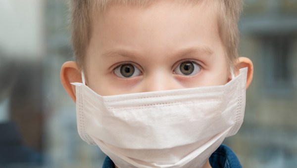 LITTLE BOY, MEDICAL MASK,