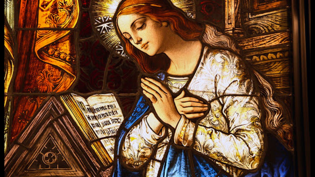 Annunciation Glass – Mary – Our Lady – © Slices of Light – CC – ar