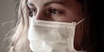 WOMAN, MEDICAL MASK,