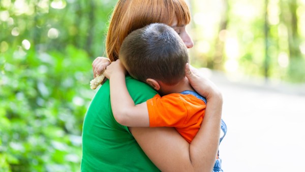 MOTHER AND HER LITTLE SON,