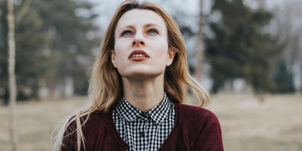 BLONDE WOMAN,