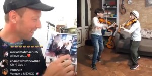 Vocalista da banda Coldplay faz surpresa incrível a 2 meninos italianos