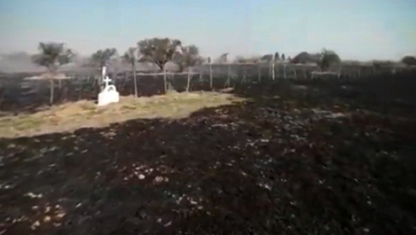 incêndio capela Argentina