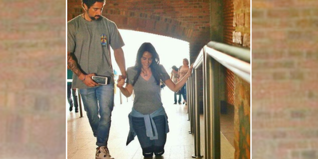 Marcos Mion e Suzana em Aparecida