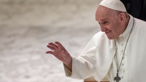 Papa Francisco na audiência geral no Vaticano