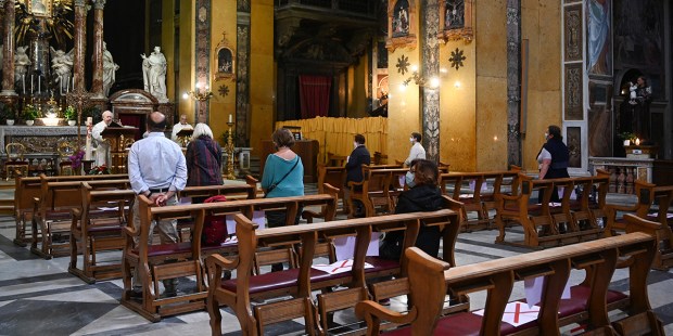 Igreja durante pandemia