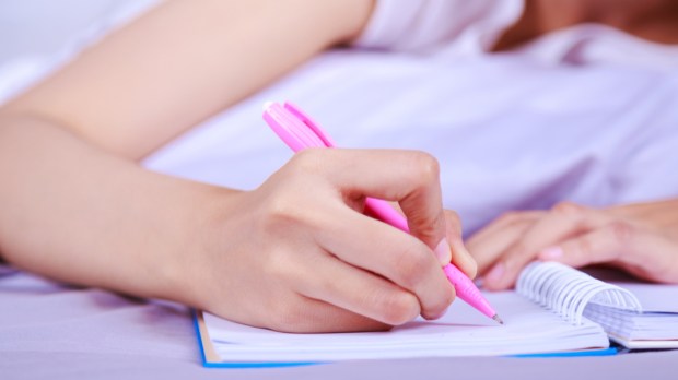 WOMAN WRITING,