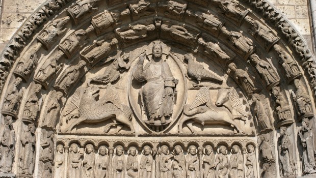tympan cathédrale de chartres