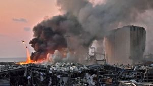 Líbano sofre com explosão em Beirute
