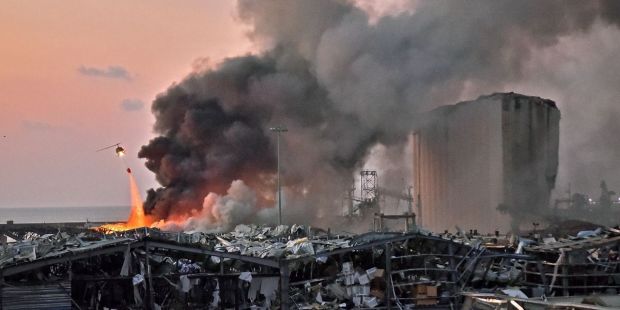 Líbano sofre com explosão em Beirute