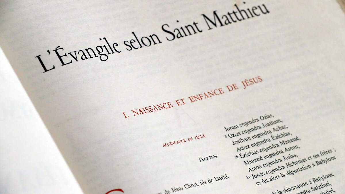 Evangile de st matthieu