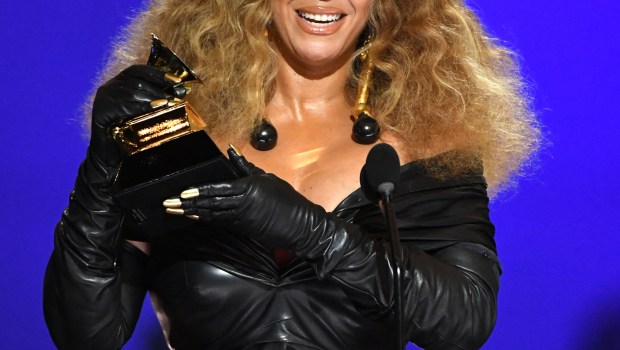 LOS ANGELES, CALIFORNIA - MARCH 14: Beyoncé accepts the Best R&B Performance award for 'Black Parade' onstage during the 63rd Annual GRAMMY Awards at Los Angeles Convention Center on March 14, 2021 in Los Angeles, California.