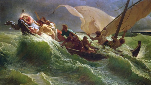 Jesus acalma a tempestade