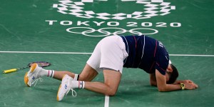 O atleta que treinou para as Olimpíadas em um salão de igreja