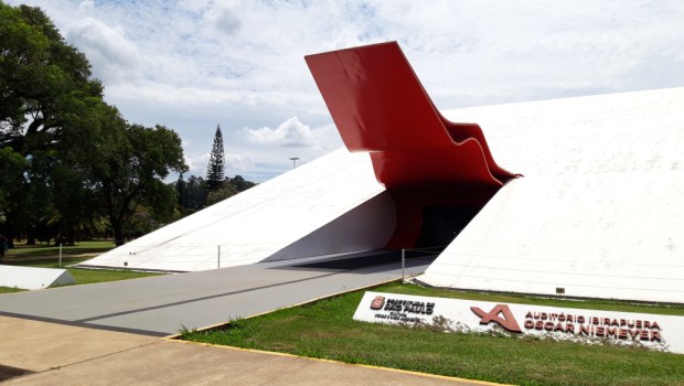 Sao Paulo, Sao Paulo, Brazil - february, 19, 2019: Ibirapuera Auditorium