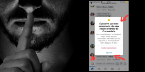 Rede social censura &#8220;Glória a Deus&#8221; tachando a frase de &#8220;discurso de ódio&#8221;