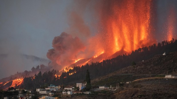 Vulcão Cumbre Vieja em La Palma