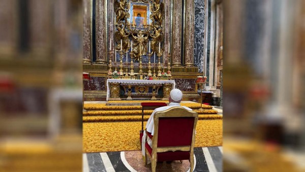 Papa Francisco em Santa Maria Maggiore