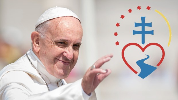 Slovakia papal visit logo