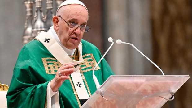 POPE-MASS-POVERTY-AFP