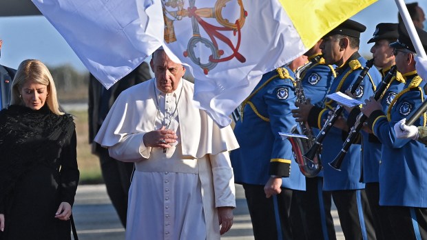 POPE-CYPRUS-GREECE-AFP