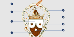 O que significa o escudo carmelita?