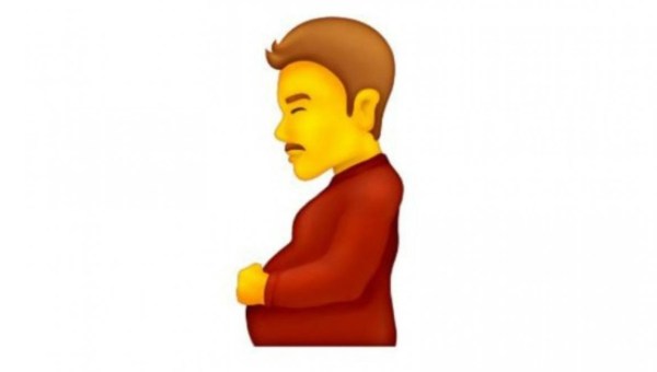 emoji pregnant man