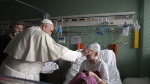 Papa Francisco visita hospital Bambino Gesù, do Vaticano