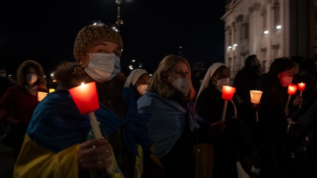 Oração por quem foi assassinado e pelo fim da guerra na Ucrânia