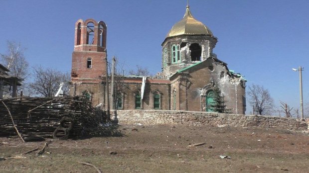 Templos na Ucrânia destruídos na guerra