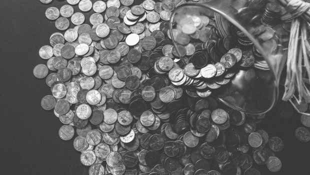 bank banking black and white budget