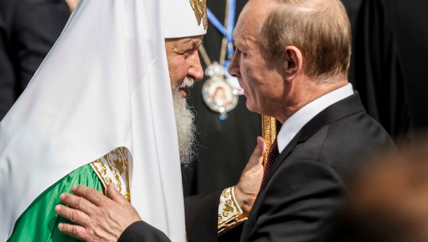 Sanções contra o Patriarca Kirill por apoiar a guerra de Putin
