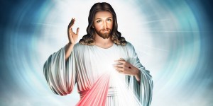 O que são os raios vermelhos e brancos na imagem da Divina Misericórdia?