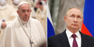 Rússia responde que, por agora, descarta encontro de Putin com o Papa
