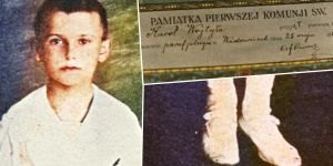 Sabia que o futuro João Paulo II teve de usar sapatos de menina na Primeira Comunhão?