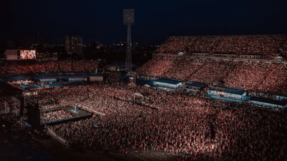 Vigília de Pentecostes 2022 em estádio de Zagreb, Croácia