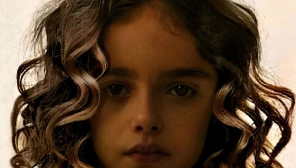 Rosto de Maria aos cinco anos de idade