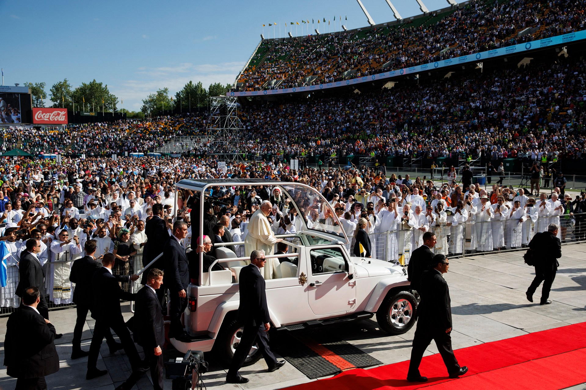 Pope-Francis-Commonwealth-Stadium-in-Edmonton-Canada-AFP