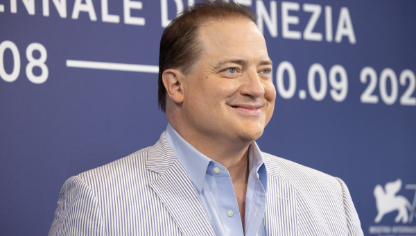 Brendan Fraser na pré-estreia de The Whale na 79ª edição do Festival de Veneza